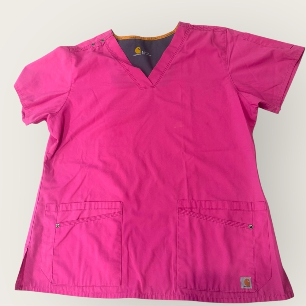 Carhartt WOMEN'S V-NECK SCRUB TOP and PANTS size L - Picture 5 of 16